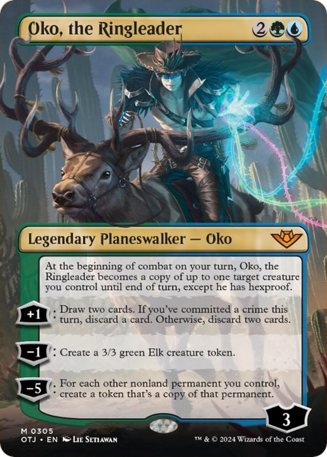Oko, the Ringleader (Borderless Art) (Foil)