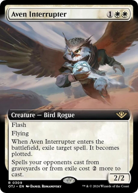 Aven Interrupter (Extended Art) (Foil)