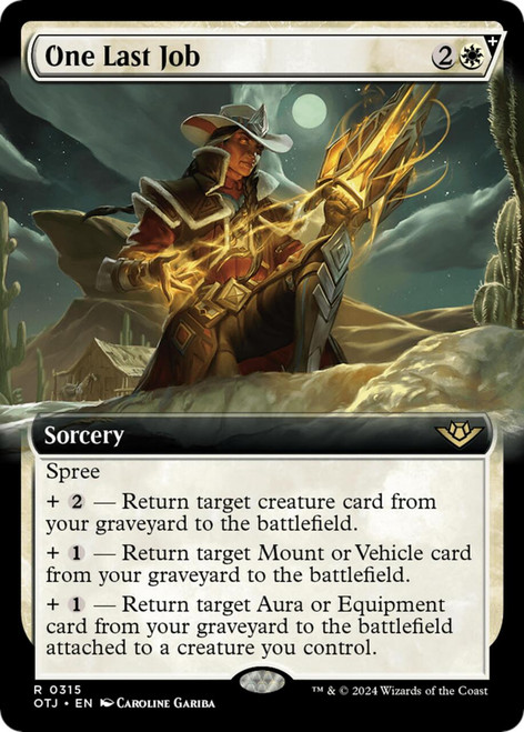 One Last Job (Extended Art) (Foil)