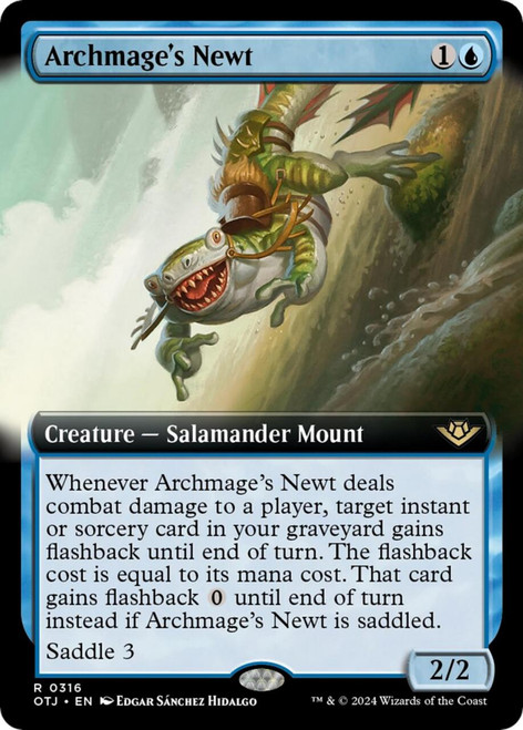 Archmage's Newt (Extended Art) (Foil)
