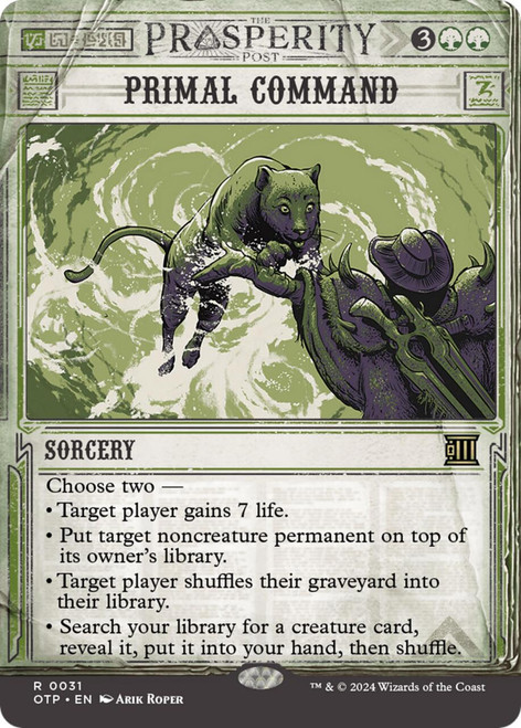 Primal Command (Breaking News) (Foil)