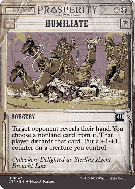 Humiliate (Breaking News) (Foil)