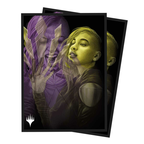 MTG Duskmourn Deck Protector Sleeves featuring Niko, Light of Hope (Double Exposure Alt) (100)