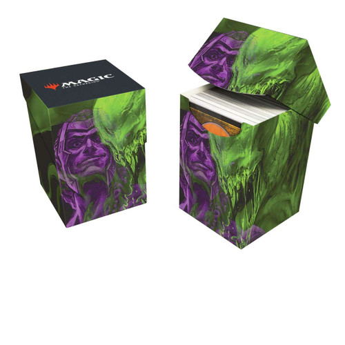 MTG Duskmourn 100+ Deck Box featuring Tyvar, the Pummeler (Double Exposure Alt)