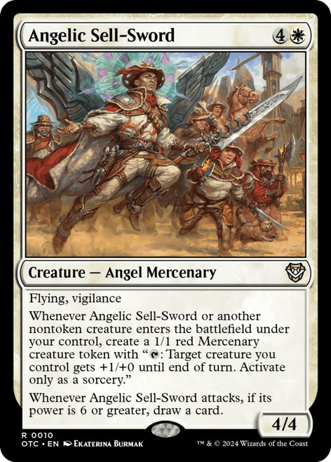 Angelic Sell-Sword | Outlaws of Thunder Junction Commander