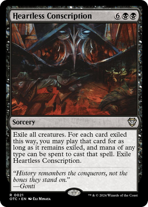 Heartless Conscription