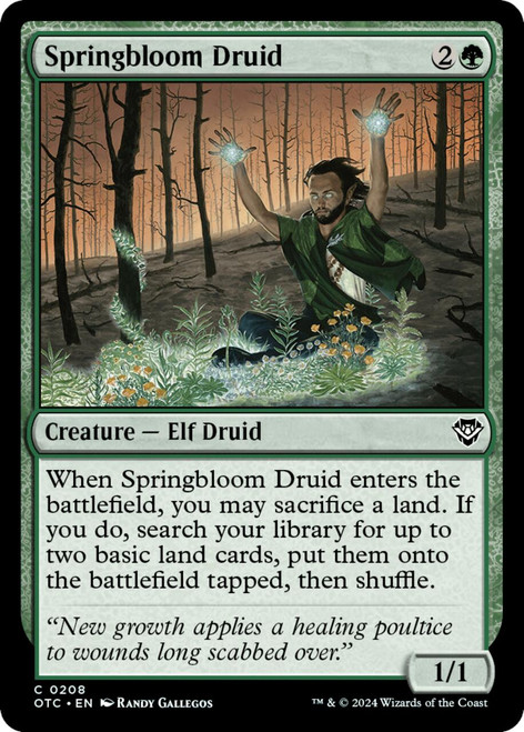 Springbloom Druid | Outlaws of Thunder Junction Commander