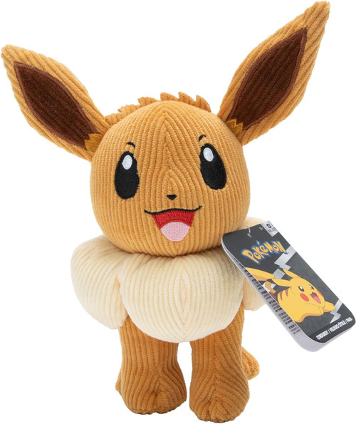 Pokemon 8-Inch Corduroy Eevee Plush