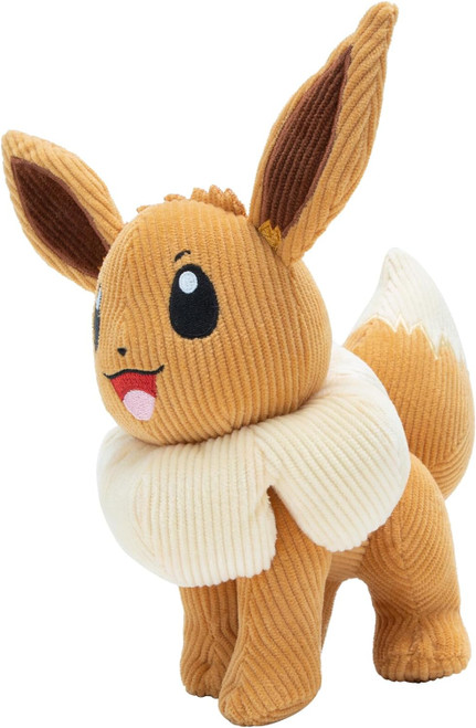 Pokemon 8-Inch Corduroy Eevee Plush