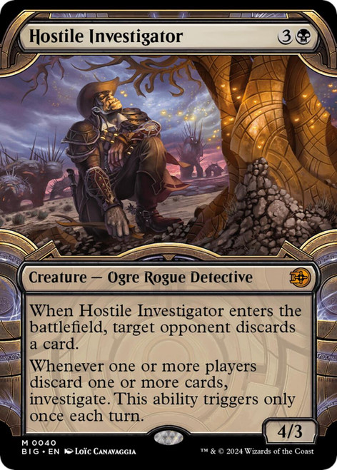 Hostile Investigator (Showcase Frame) (Foil)
