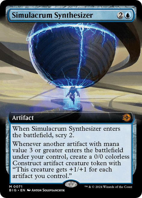 Simulacrum Synthesizer (Extended Art) (Foil) | The Big Score