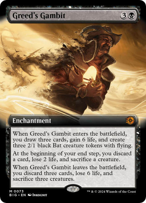 Greed's Gambit (Extended Art) (Foil)