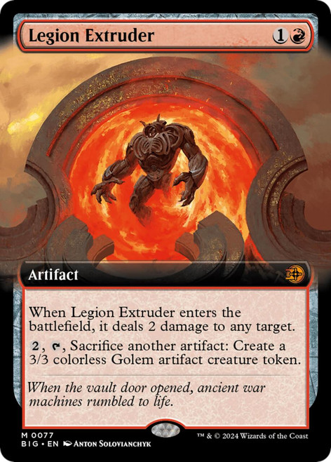 Legion Extruder (Extended Art) (Foil)
