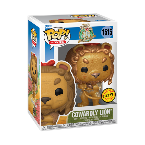 POP! Movies - The Wizard of Oz #1515 Cowardly Lion (85th Anniversary) (Metallic) [CHASE]