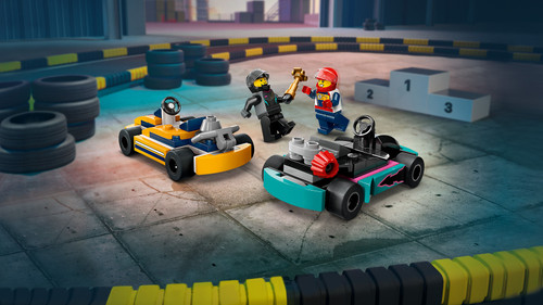 City Go-Karts and Race Drivers Vehicle Set 60400