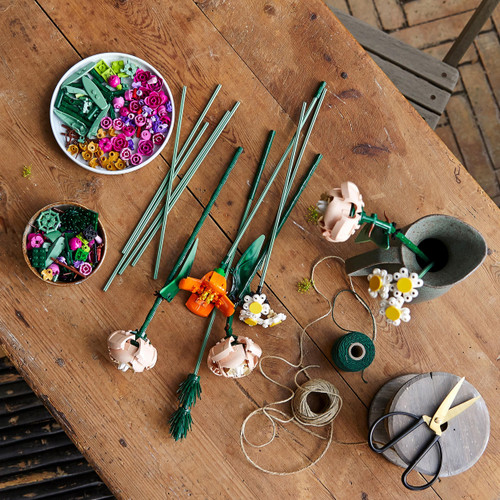 Flower Bouquet Decor Building Kit 10280