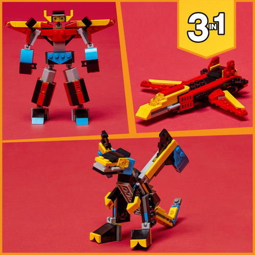 Creator 3in1 Super Robot Building Kit 31124