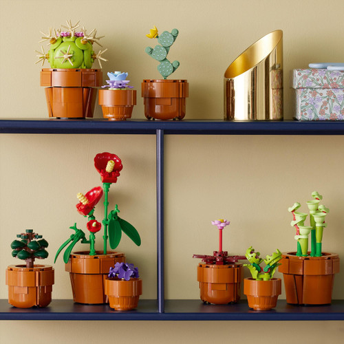 Icons Tiny Plants Flowers Botanical Set 10329