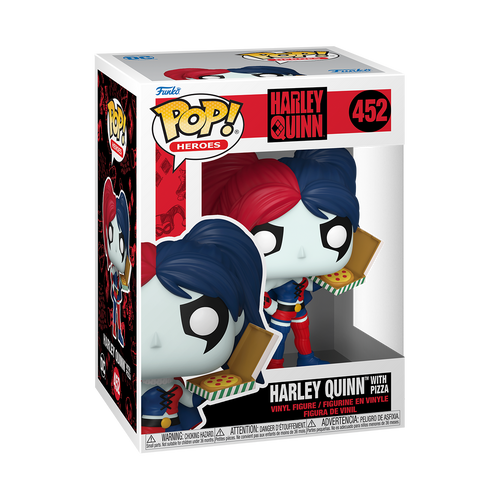 POP! Heroes #452 Harley Quinn with Pizza