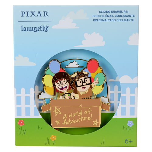 Disney-Pixar: Up 15th Anniversary Spirit of Adventure Moving 3-Inch Collector Box Pin