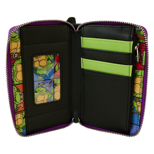 Teenage Mutant Ninja Turtles 40th Anniversary Vintage Arcade Zip-Around Wallet