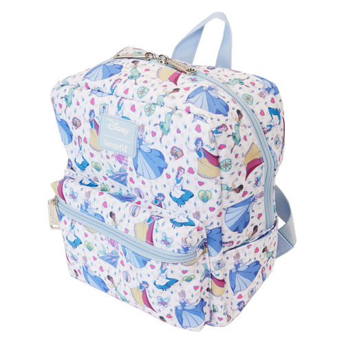 Disney: Princess Manga Style All-Over Print Nylon Mini Backpack