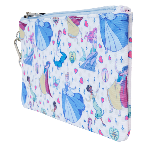 Disney: Princess Manga Style All-Over Print Nylon Wristlet Wallet