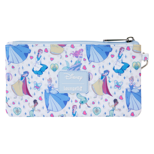 Disney: Princess Manga Style All-Over Print Nylon Wristlet Wallet