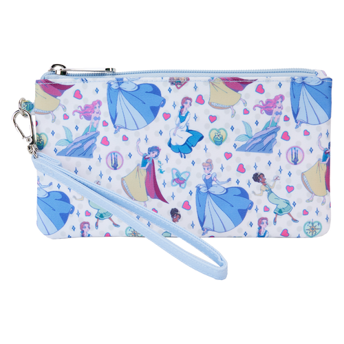 Disney: Princess Manga Style All-Over Print Nylon Wristlet Wallet