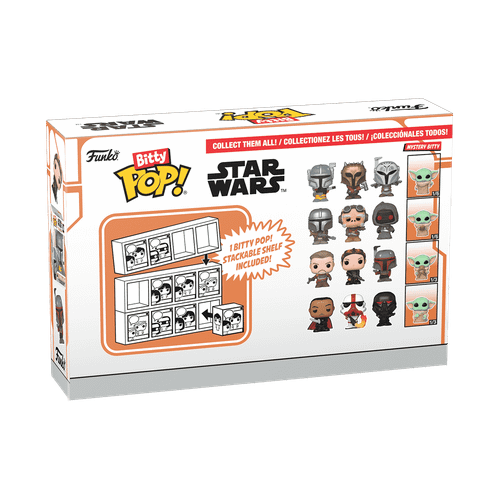 Bitty POP! The Mandalorian: Heavy Infantry Mandalorian, The Armorer & Bo-Katan Kryze 4-Pack