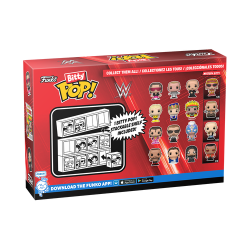 Bitty POP! The WWE: Undertaker, British Bulldog & Batista 4-Pack