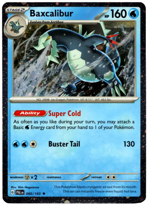 SV Paldea Evolved 060/193 Baxcalibur (Cosmo Holo)