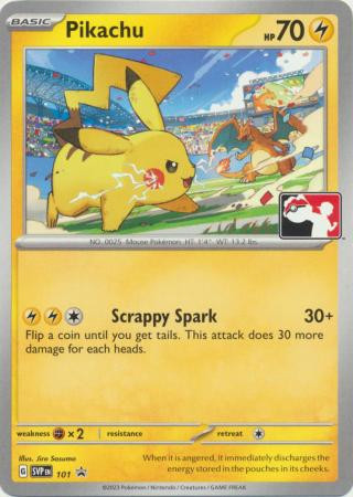 Scarlet & Violet Promo SVP101 Pikachu (Play! Pokemon Stamp)