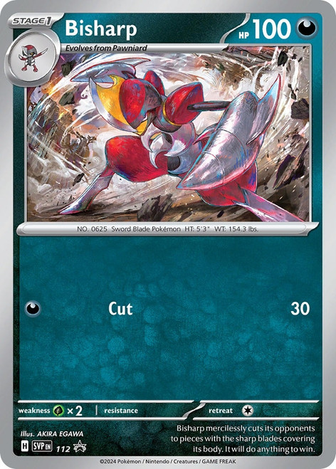 Scarlet & Violet Promo SVP112 Bisharp (No Symbol)