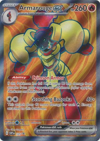 Scarlet & Violet Promo SVP125 Armarouge ex (Full Art)