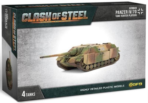 Clash of Steel: German Panzer IV/70 Tank-Hunter Platoon (x4 Plastic)