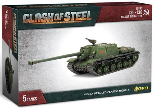Clash of Steel: Soviet ISU-130 Assault Gun Battery (x5 Plastic)