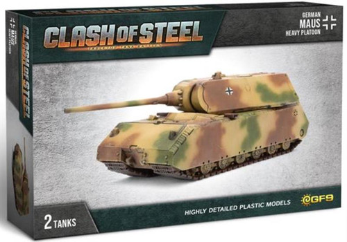 Clash of Steel: German Maus Heavy Tank Platoon (x2 Plastic)