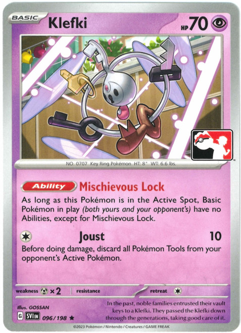 Scarlet & Violet (Base Set) 096/198 Klefki  (Prize Pack League Promo Non-Holo)