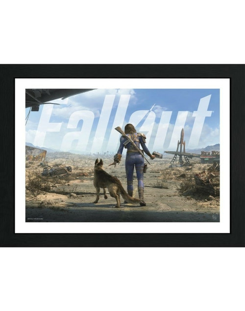 Fallout Sole Female Sole Survivor 30x40cm Framed Collector Print
