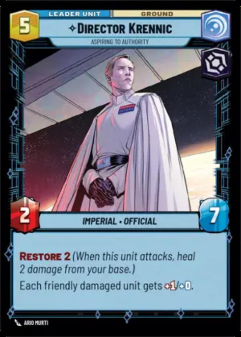 Director Krennic, Aspiring to Authority