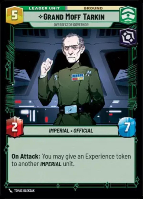 Grand Moff Tarkin, Oversector Governor