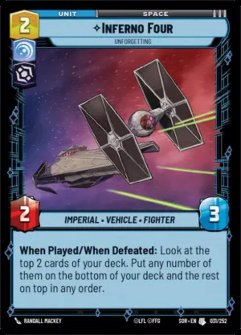 Inferno Four, Unforgetting