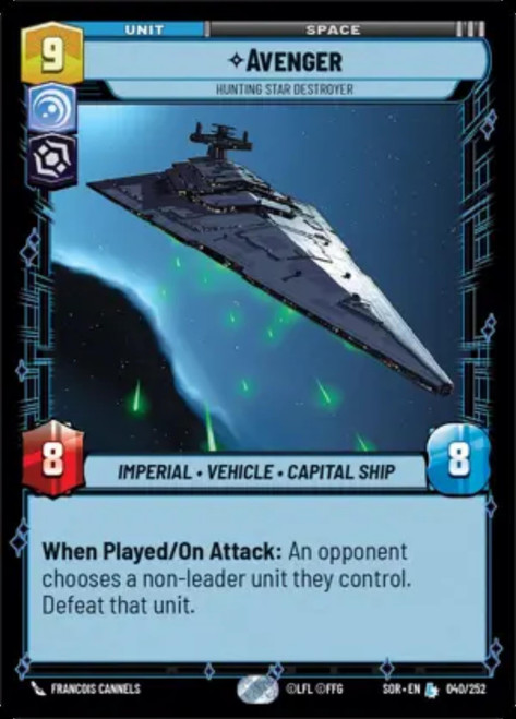 Avenger, Hunting Star Destroyer