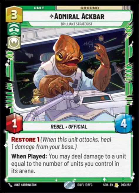 Admiral Ackbar, Brilliant Strategist