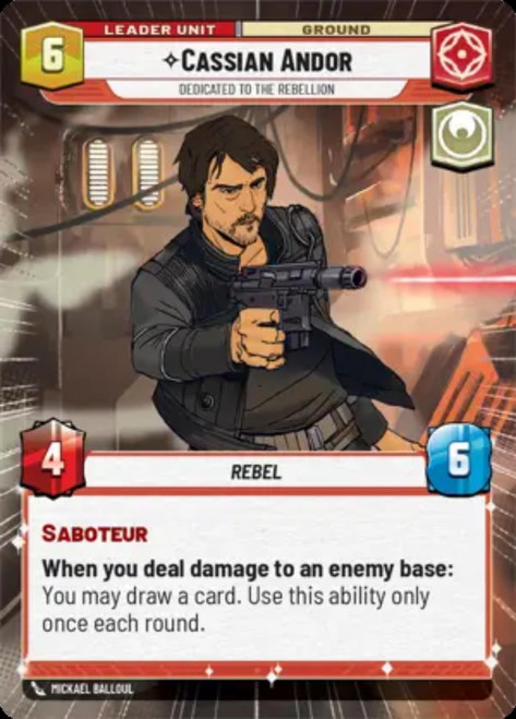 Cassian Andor, Dedicated to the Rebellion (Hyperspace Frame)