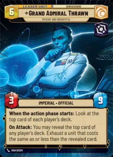 Grand Admiral Thrawn, Patient and Insightful (Hyperspace Frame)