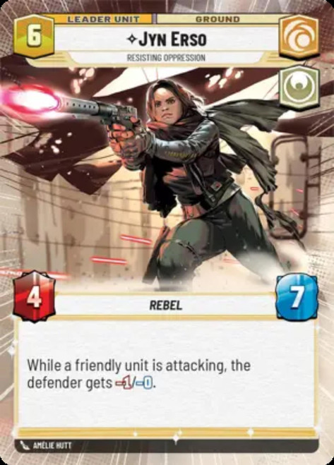 Jyn Erso, Resisting Oppression (Hyperspace Frame)