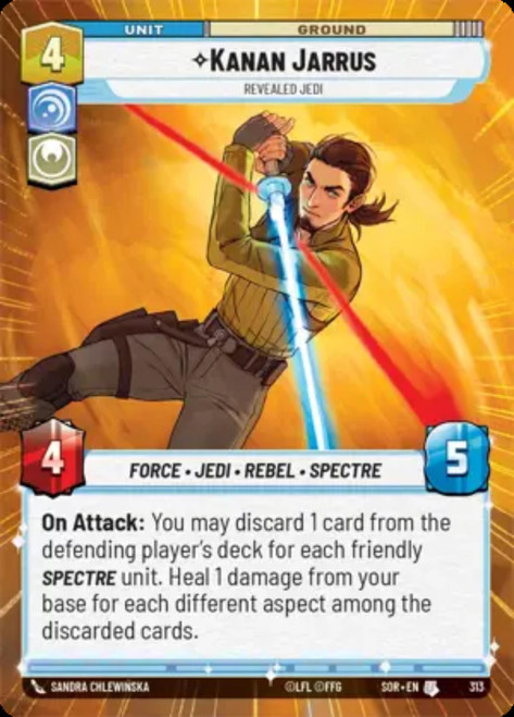 Kanan Jarrus, Revealed Jedi (Hyperspace Frame)
