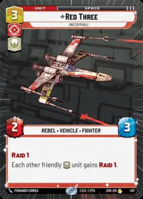 Red Three, Unstoppable (Hyperspace Frame)